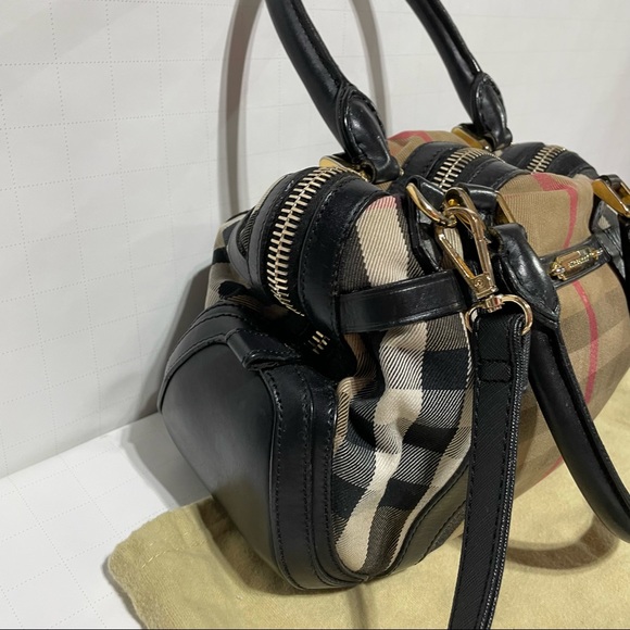 Burberry Pre-owned Bridle House Check Orchard Bowling Bag - Picture 14 of 16